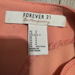 Forever 21  Contemporary Coral Pink Bell Sleeve Tie Cuff Blouse Top S Casual`` Photo 6