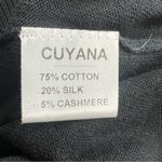 Cuyana NWT  Classic Cotton Cashmere Crewneck Sweater Black XS Photo 6