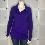 Athleta  Purple 1/4 Zip Running Pullover Shirt Size Large Photo 6