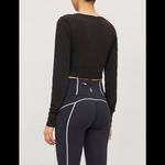 Free People Free‎ People Movement Undertow Long Sleeve Crossover Twist Front T-shirt Small Photo 2