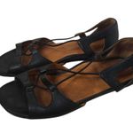 L'Amour Des Pieds Darron Black Leather Women's Sandals 8.5 Photo 2