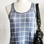 Eddie Bauer Eddie‎ Bauer Blue Plaid Tank Top Cottagecore Y2K Preppy Summer Hiking Small Photo 0