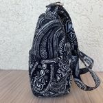 Vera Bradley  Black and White Paisley Shoulder Bag Photo 2