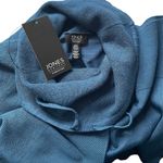 Jones New York  Teal Cowl Neck Sweater Photo 2