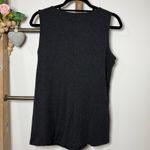 CAbi  Charcoal Heathered Black Tank Top Womens Size Medium Sleeveless Leisure Photo 3