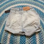 One Teaspoon Streetwalker Denim Shorts Womens 23 Parachute Baggy Retro Pleat Nwt Photo 3