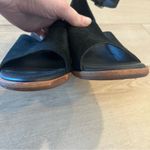 Kork-Ease  Gazania Black Suede Sandals Block Heel Leather Size 10 Photo 2