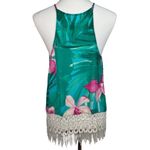 Show Me Your Mumu  Lei Bay Floral Sleeveless Crochet Trim Top Medium Photo 2