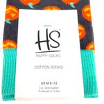 Happy Socks Pumpkin Socks, Gray, Orange Gray Photo 3