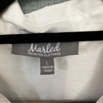 Marled Reunited Clothing women's button up collared shirt basic shirt size L White Size L Photo 1