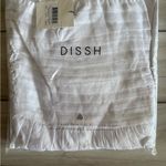 Dissh Catania Linen Strapless Dress White Size 10 NWT Photo 9