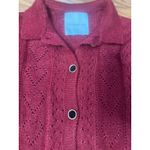 Markarian Burgundy Poesie Hearts Silk Mohair Photo 8