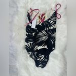 Trina Turk  Lennox Bandeau Lace Up One Piece Swimsuit Photo 9