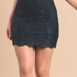 Tobi Stella Emerald Lace Bodycon Dress Photo 0