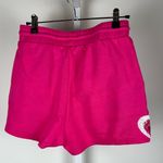 Queen of Sparkles Pink Sequin Heart Shorts Size Small Valentines Mood Photo 2