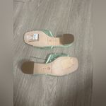 Loeffler Randall  Mint Mesh Crystal Slide Heels Mules Size 8 Photo 5