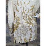 Anthropologie Guinevere Fallen Foliage Cardigan Sweater Leaf Feather Size Medium Photo 6