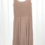 Reformation Jeans Rou Blush Pink Tank Midi Fit and Flare Dress - L 404 Photo 4