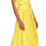 Target Lisa Marie Fernandez (Medium) polka dotted,one
shoulder dress. New Photo 1