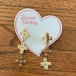 Frasier Sterling  Cross Earrings Photo 0