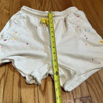 Kerri Rosenthal Midi‎ Sweatshort in Paint Splatter Messy Size XS Photo 5
