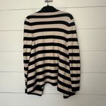 White House | Black Market  Women’s Small Tan Black Cardigan Sweater Photo 3