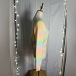 BB Dakota by Steve Madden Pink and Yellow Crew Neck Sweater Size XS Photo 1