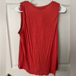 Loft NWT Women's burnt orange Sleeveless Top Photo 4