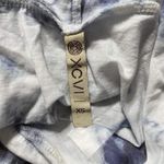 XCVI  Size XS  Tunic Dress Hoodie Pockets Wearable Art Tie Dye Acid Wash Photo 3