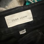 Dear John  Audrey Wide Leg Cuffed Jeans Black Size 26 Photo 3