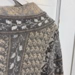 Sundance  Fair Isle Knit Sweater Coat Cardigan Duster W2045 Sz L Photo 5