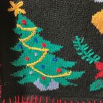 Signatures by Northern Isles Hand Embroidered Christmas Sweater Vest Black Size M Photo 10