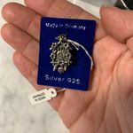 VTG German Sterling Silver Moving Parts Swinging Pendulum Cuckoo Clock Charm Photo 1