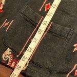 Vintage Chico's Design Large Black Red Embroidered Jacket India Cotton Rayon Size 2 Photo 10