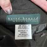 Harvé Benard  Holtzman Wool Dark Green Midi Dress 4 Photo 4