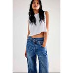 Free People NWT  We The Free Crossroads Mid-Rise Boyfriend Jeans Size 28 Photo 3