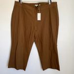 Vince NWT Kick Flare Crop Pants in Toffee Photo 3