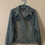 Urban Republic Light‎ Blue Distressed Denim Jacket Size XL Photo 0