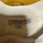 ALLSAINTS  textured animal print pullover sweatshirt large Photo 2