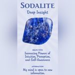 🌀Sodalite Crystal Bracelet🌀 ~8mm Blue Photo 7