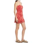 Free People New  Sizzle‎ Mini Dress Floral Embroidered Smocked Size Medium Women Photo 1