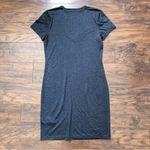 Aritzia Golden by TNA • Inland Dress grey t shirt knit mini bodycon charcoal Photo 9