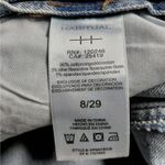 Habitual  Womens Wide Leg Jeans Size 8 Light Wash High Rise Denim Elevated Boho Photo 9