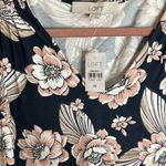 Loft NWT Navy and Blossom Flower Tank Midi Dress Photo 2