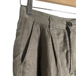 ANINE BING Carrie Pleated Wide Leg Linen High Waist Trouser Pants Size XS Photo 6