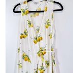 Rails Womens Dress White Lemon Madison Wrap V Neck Tank Sleeveless A Line Small Photo 4