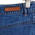 ZARA Denim Mini Skirt Pleated Raw Hem Size XS Photo 7