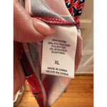 Leota Women’s Midi Sleeveless Blue/Red Aria Dress SZ XL Photo 11