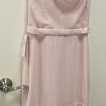Azazie  Size A4 Blush Pink long Sleeveless Gown $190 Photo 0