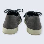 Aetrex  Gray Quilted Suede Lace Up White Sole Arch Support Orthopedic Sneaker 7.5 Photo 3